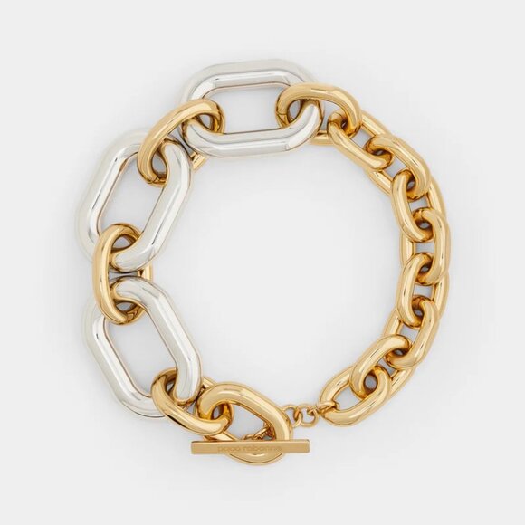 NEW Rabanne Gold and Silver Extra XL Link Necklace